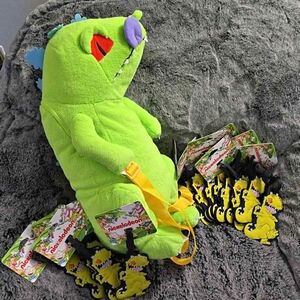 Nickelodeon Reptar Luggage Tag - Green and Black